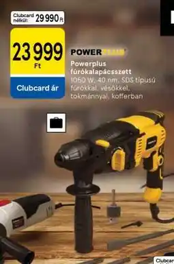 Tesco Powerplus fúrókalapács szett ajánlat