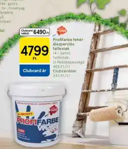 Tesco Profifarbe fehér diszperziós falfesték ajánlat