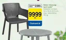 Tesco Keter műanyag kerti szék ajánlat