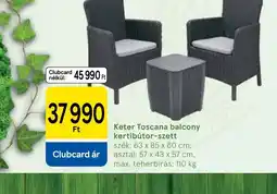 Tesco Keter Toscana kertibútor-szett ajánlat