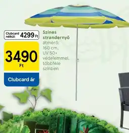 Tesco Színes strandernyő ajánlat