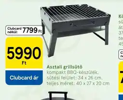 Tesco Asztali grillsütő ajánlat