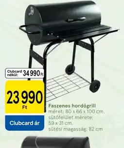 Tesco Faszénes hordgrill ajánlat