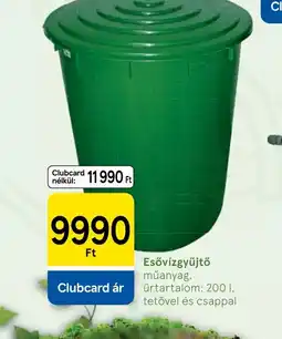 Tesco Esővízgyűjtő ajánlat
