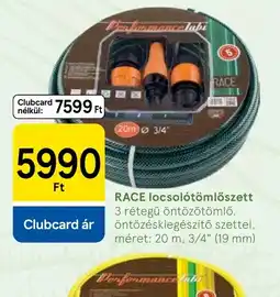 Tesco RACE locsoltömlőszett ajánlat