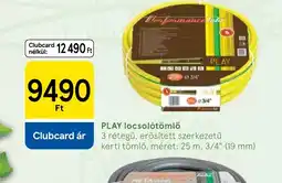 Tesco PLAY locsoltömlő ajánlat