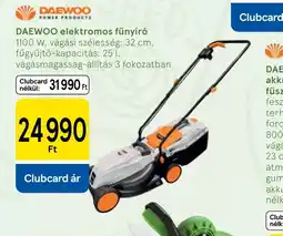 Tesco DAEWOO elektromos fűnyír ajánlat