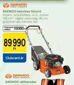 Tesco DAEWOO benzines fűnyír ajánlat