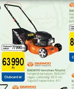 Tesco DAEWOO benzines fűnyír ajánlat