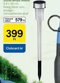 Tesco Szolárlámpa ajánlat