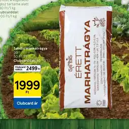 Tesco Sandis Érett Marhatrágya ajánlat