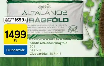 Sandis általános virágföld