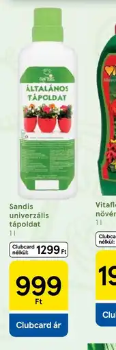 Tesco Sandis univerzális tápoldat ajánlat