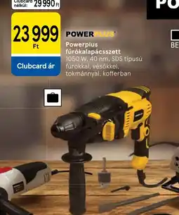 Tesco POWERPLUS fúrkalapácsszett ajánlat