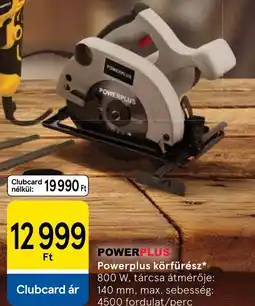 Tesco POWERPLUS körfűrész ajánlat