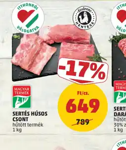 PENNY SERTÉS HÚSOS CSONT ajánlat