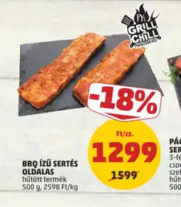 PENNY BBQ ÍZŰ SERTÉS OLDALAS ajánlat