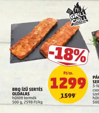 PENNY BBQ ÍZŰ SERTÉS OLDALAS ajánlat