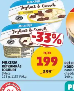 PENNY MILKERIA KÉTKAMRÁS JOGHURT ajánlat