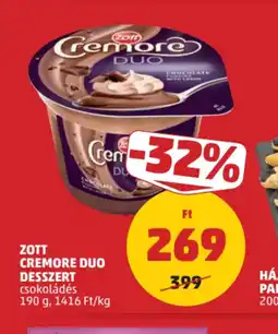 PENNY ZOTT CREMORE DUO DESSZERT ajánlat