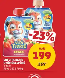 PENNY SI VITATIGRIS GYÜMÖLCS PÜRÉ ajánlat