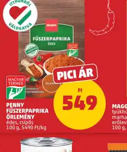PENNY PENNY FŰSZERPAPRIKA ŐRLEMÉNY ajánlat