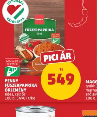 PENNY PENNY FŰSZERPAPRIKA ŐRLEMÉNY ajánlat