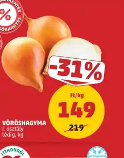 PENNY VÖRÖSHAGYMA ajánlat