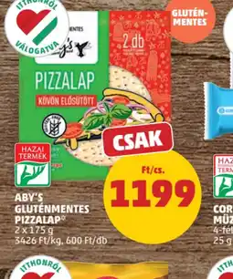 PENNY ABY'S GLUTÉNMENTES PIZZALAP ajánlat