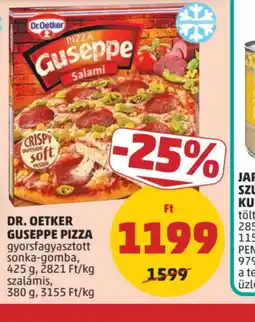 PENNY DR. OETKER GUSEPPE PIZZA ajánlat
