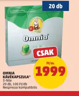 PENNY OMNIA KÁVÉKAPSZULA ajánlat