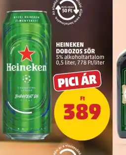 PENNY HEINEKEN DOBOZOS SÖR ajánlat