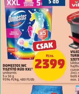PENNY DOMESTOS WC TISZTÍT RÚD XXL ajánlat