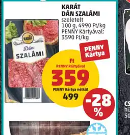 PENNY KARÁT DÁN SZALÁMI ajánlat