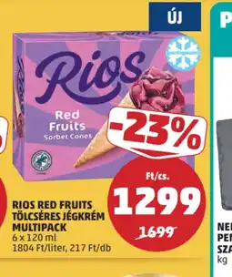PENNY RIOS RED FRUITS TÖLCSÉRES JÉGKRÉM ajánlat