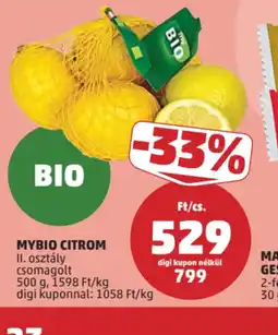 PENNY MYBIO CITROM ajánlat