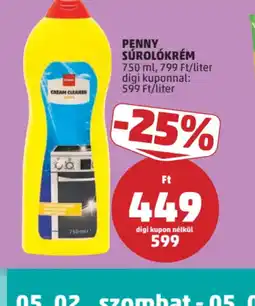 PENNY PENNY SÚROLKRÉM ajánlat