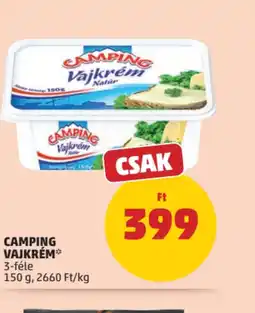 PENNY CAMPING VAJKRÉM ajánlat