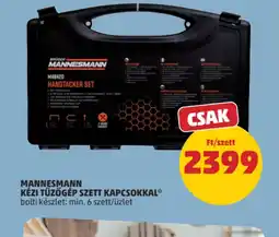 PENNY MANNESMANN KÉZI TÜZŐGÉP SZETT ajánlat