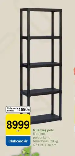 Tesco Műanyag polc ajánlat