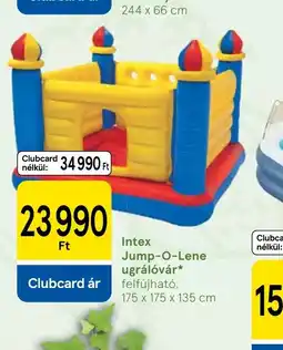Tesco Intex Jump-O-Lene ugrálvár ajánlat