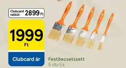 Tesco Festőecsetszett ajánlat