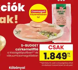 Spar S-BUDGET csirkemellfilé ajánlat