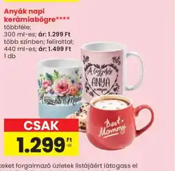 Spar Anyák napi kerámiabögre ajánlat