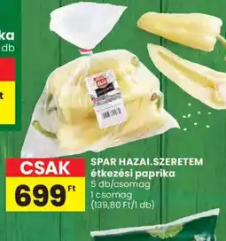 Spar SPAR HAZAI.SZERETEM paprika ajánlat