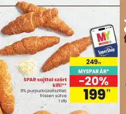 Spar SPAR sajttal szrt kifli ajánlat