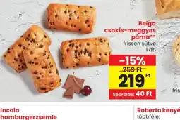 Spar Belga csokis-meggyes párna ajánlat