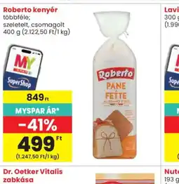 Spar Roberto kenyér ajánlat