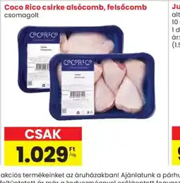 Spar Coco Rico csirke alscomb, felsőcomb ajánlat