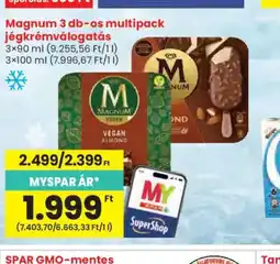 Spar MAGNUM jégkrémválogatás ajánlat